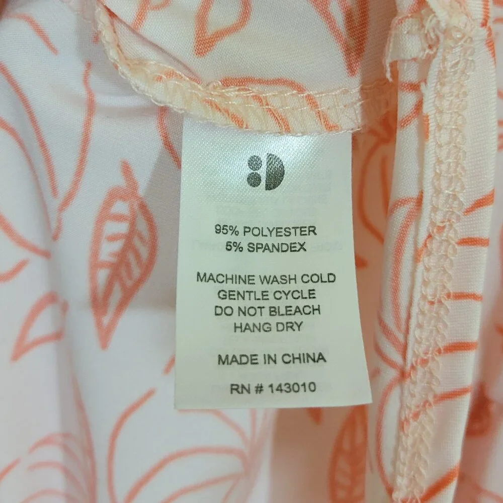 Dot Dot Smile Long Maxi‎ Dress Fall Print Pumpkins Leaves Orange Size 8/10